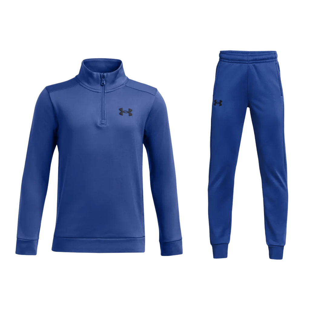 Under Armour Boy s Fleece 1 4 Zip Tracksuit Blue