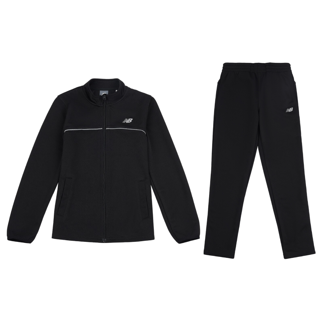 New Balance Boy s Double Knit Tracksuit Black