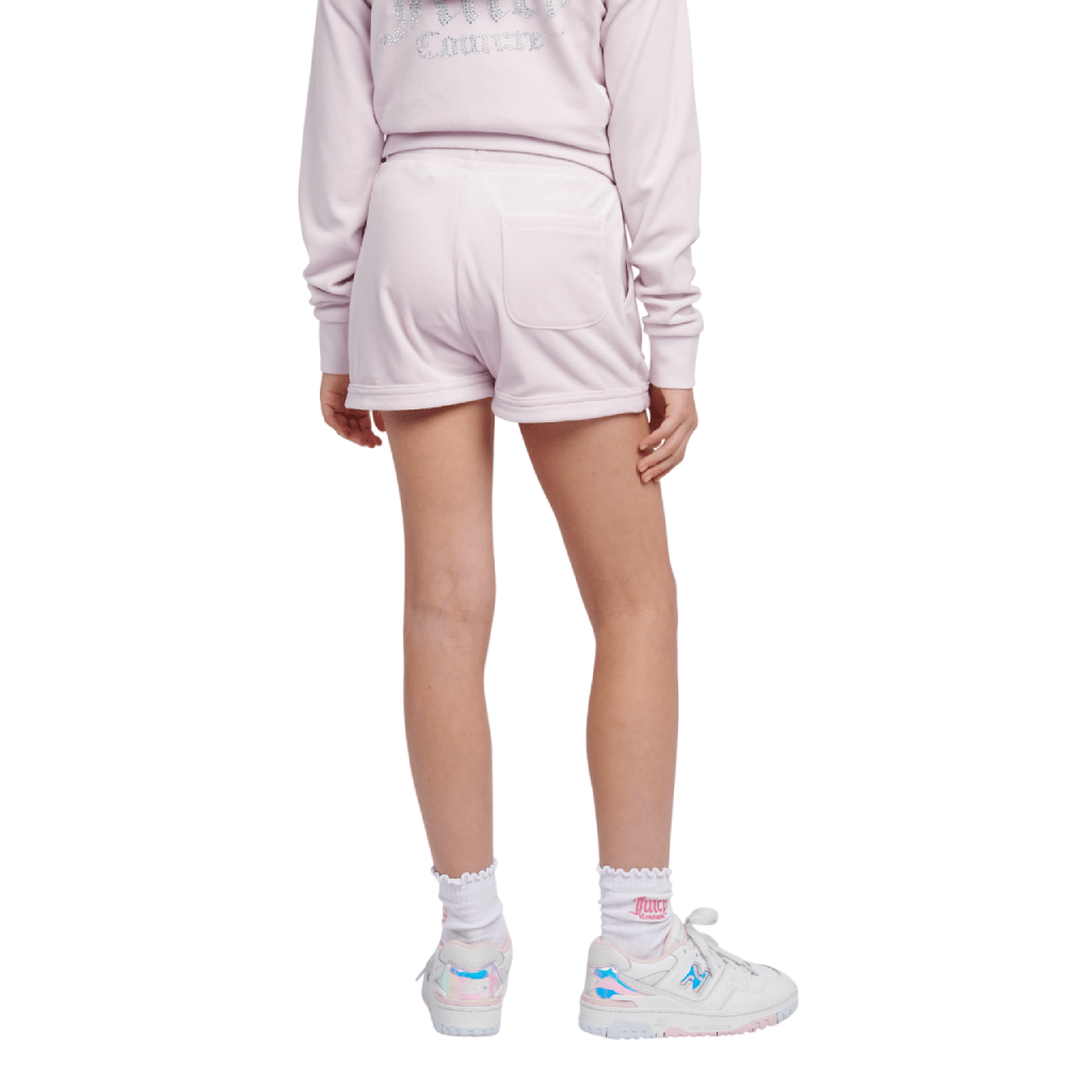 Juicy Couture Diamante Velour Short Junior Shorts Juicy Couture Juicy Couture Diamante Velour Short Junior Shorts Juicy Couture
