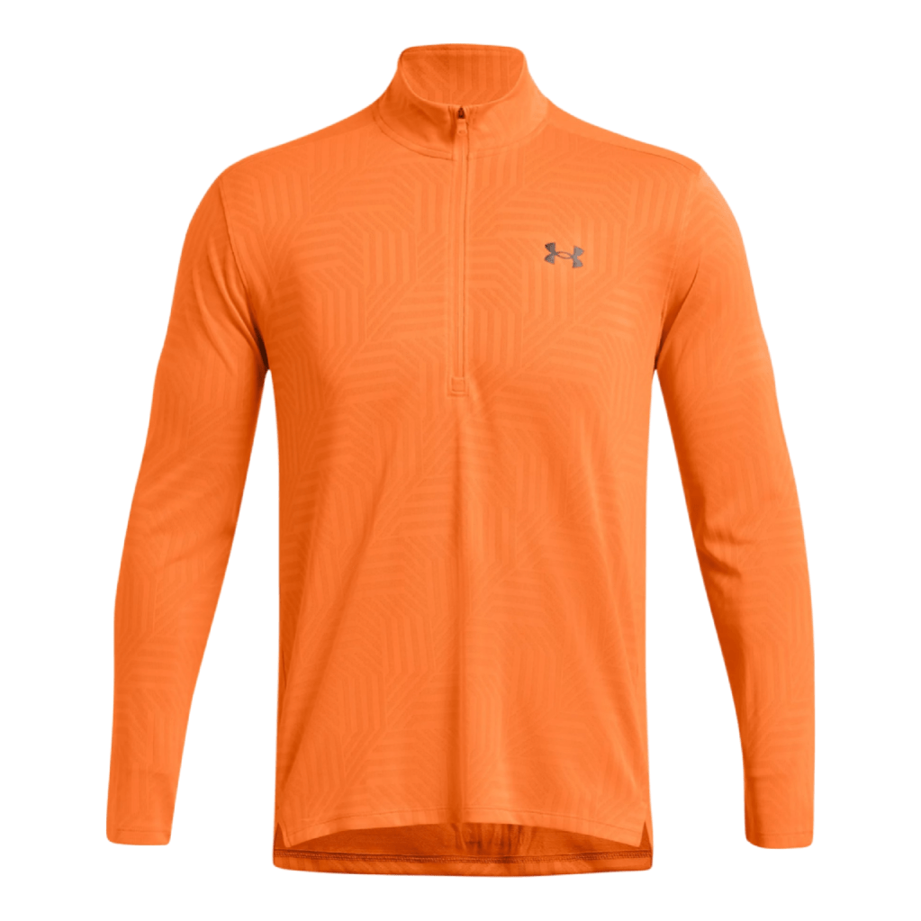 Orange under armour polo shop