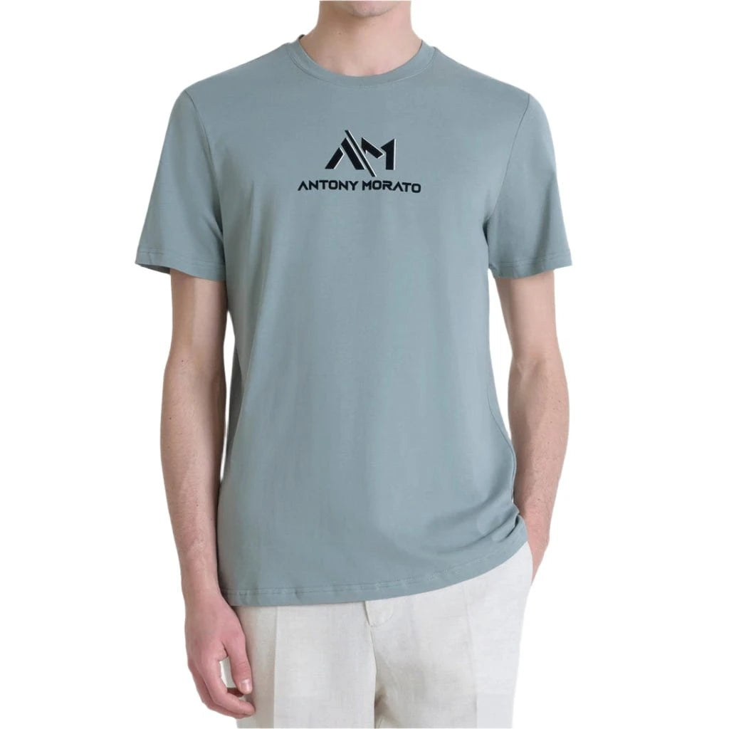 Antony Morato A/M Logo T-Shirt Men T Shirts Antony Morato Antony Morato A/M Logo T-Shirt Men T Shirts Antony Morato