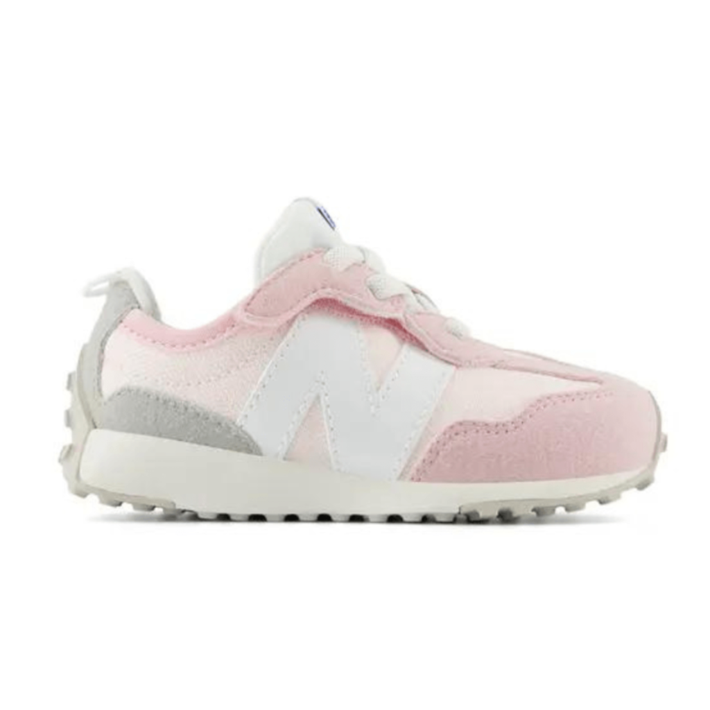 New Balance Girl s 327 Hook Loop Trainers Pink