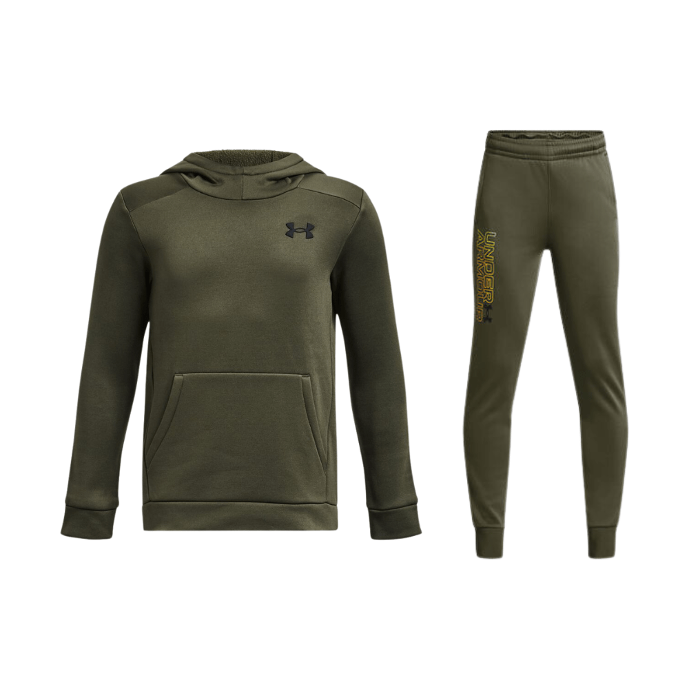 Under armour khaki sales tracksuit
