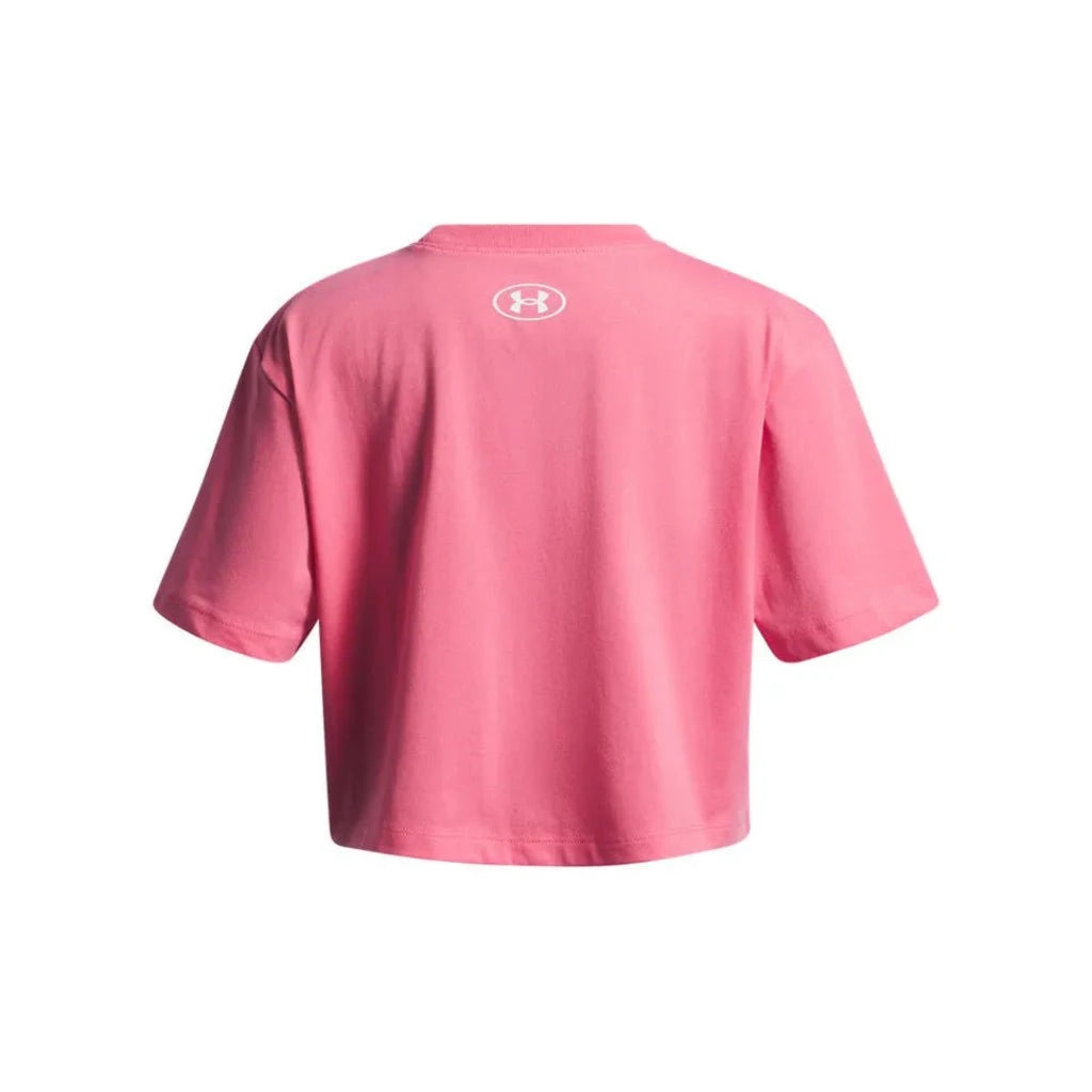 Under Armour Rival Crop T-Shirt Junior T Shirts Under Armour Under Armour Rival Crop T-Shirt Junior T Shirts Under Armour