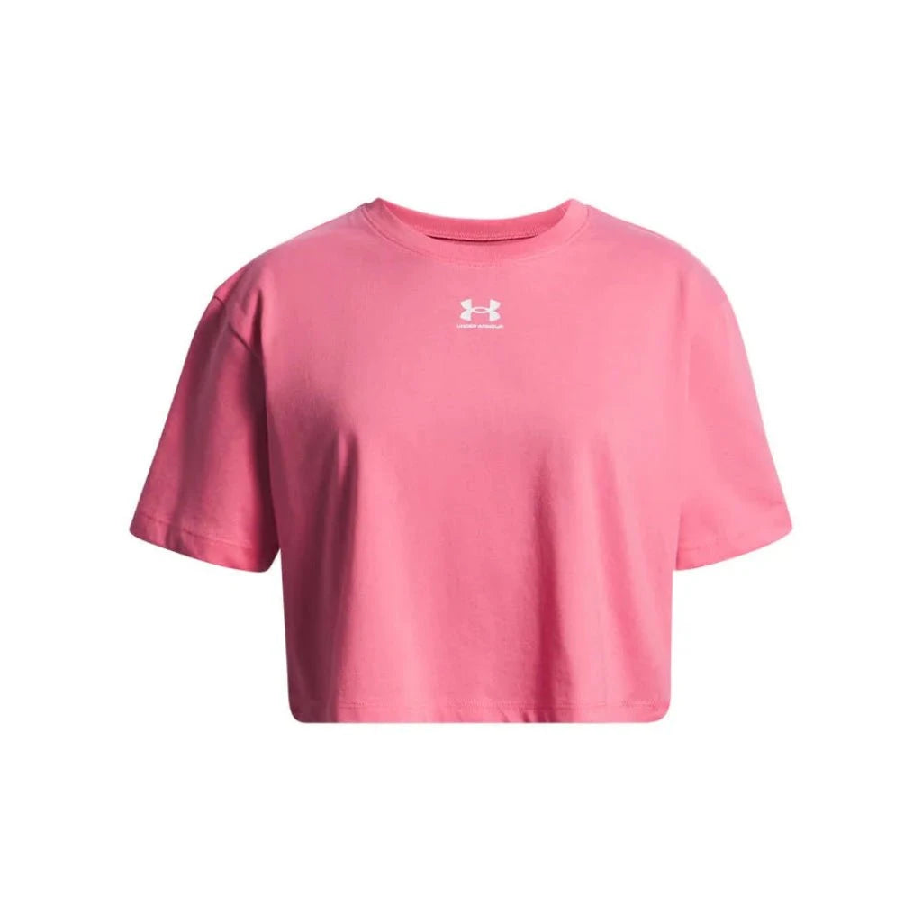 Under Armour Rival Crop T-Shirt Junior T Shirts Under Armour Under Armour Rival Crop T-Shirt Junior T Shirts Under Armour