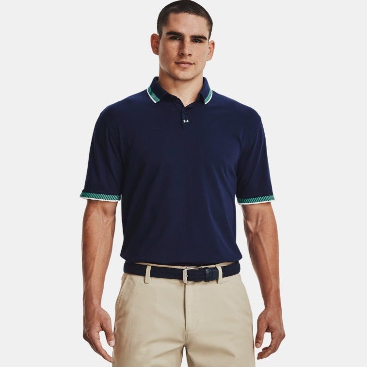 Under Armour Men s Ace Polo Navy Alive Dirty