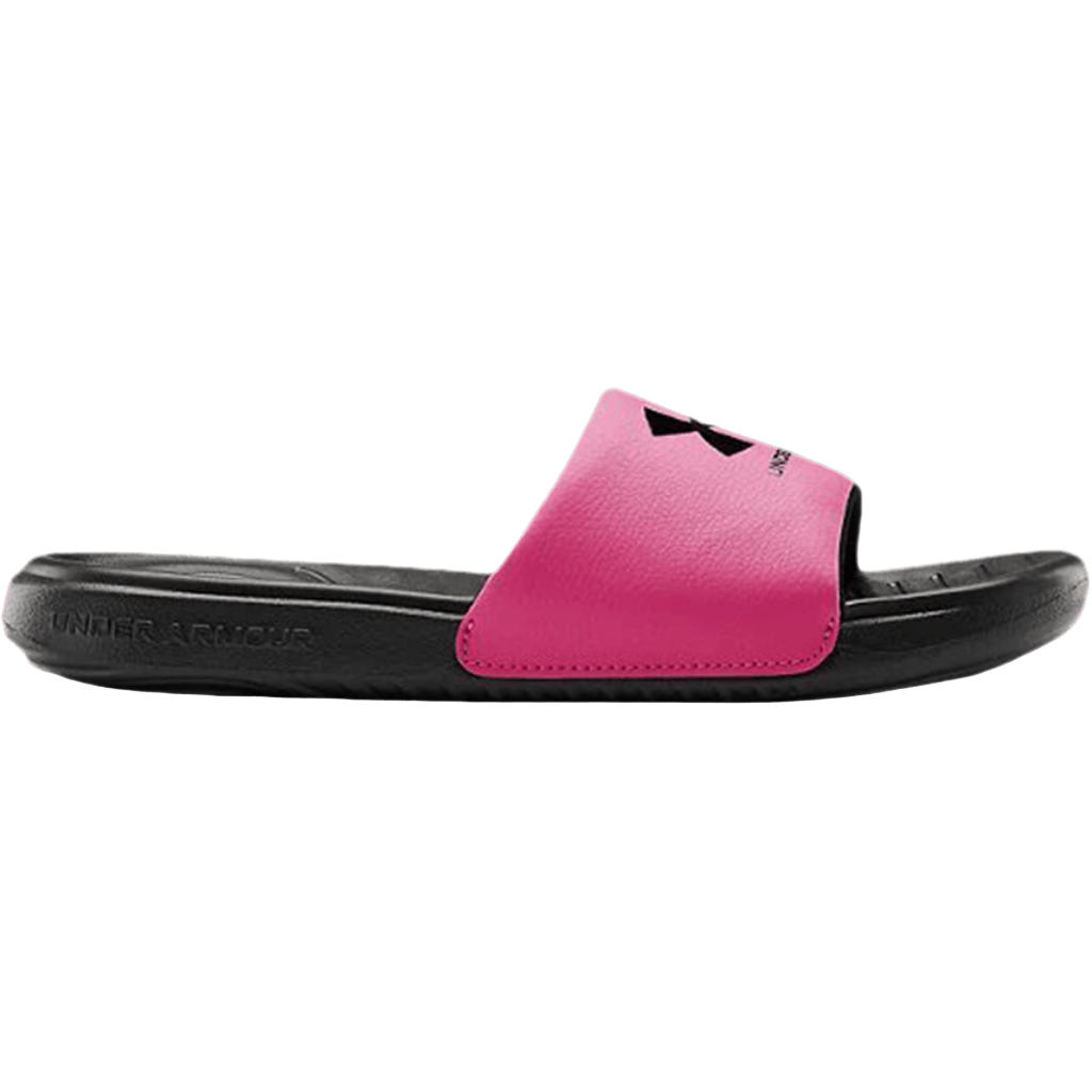 Under Armour Kids Ansa Fixed Girl s Slides Black Pink