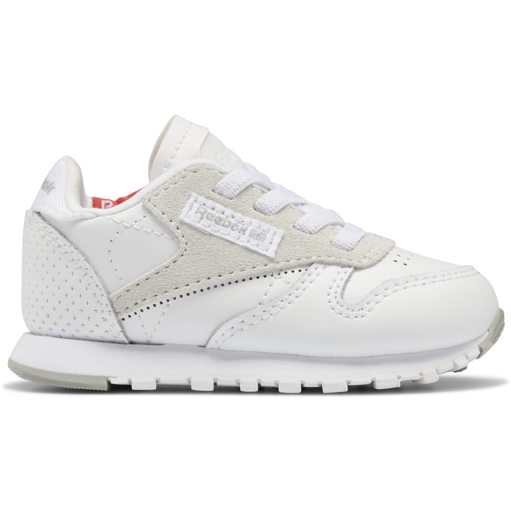 Reebok classic shop white leather trainers