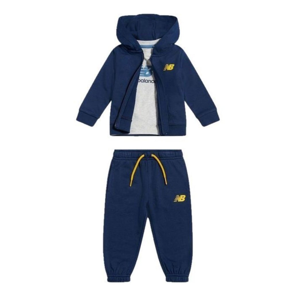 New Balance 3 Piece Full-Zip Tracksuit Infant Tracksuits New Balance