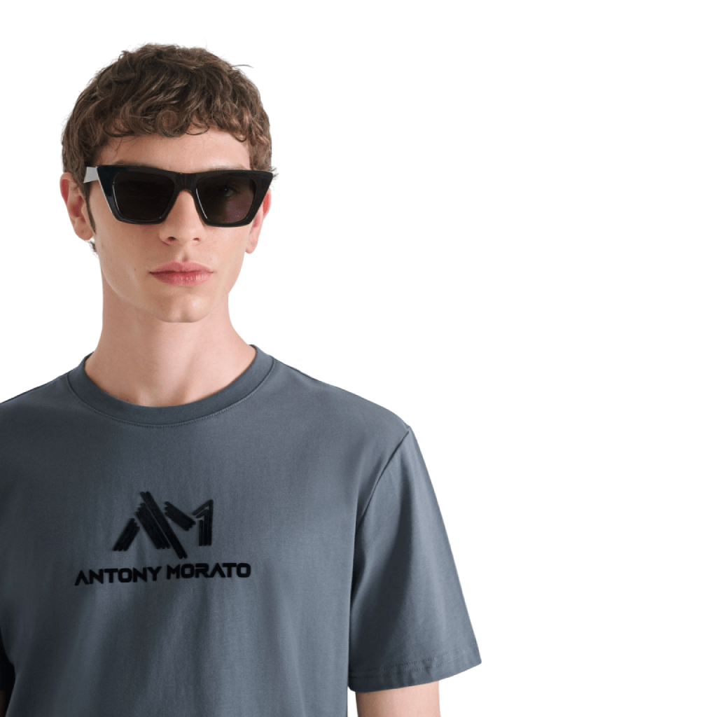 Antony Morato Rubber Flock Print T-Shirt Men T Shirts Antony Morato