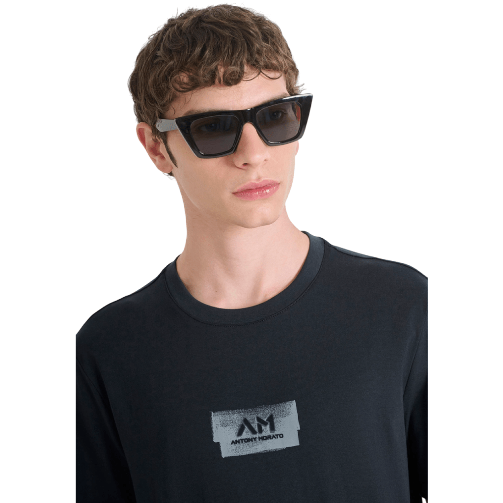 Antony Morato Small Chest Logo T-Shirt Men T Shirts Antony Morato