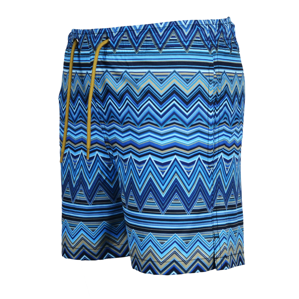 Moda Bandidos Multi Zig Navy Swim Short JuniorAlive & Dirty
