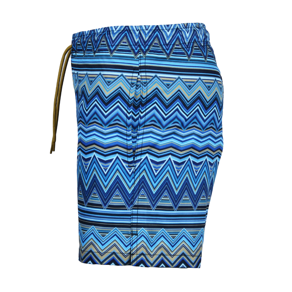 Moda Bandidos Multi Zig Navy Swim Short JuniorAlive & Dirty