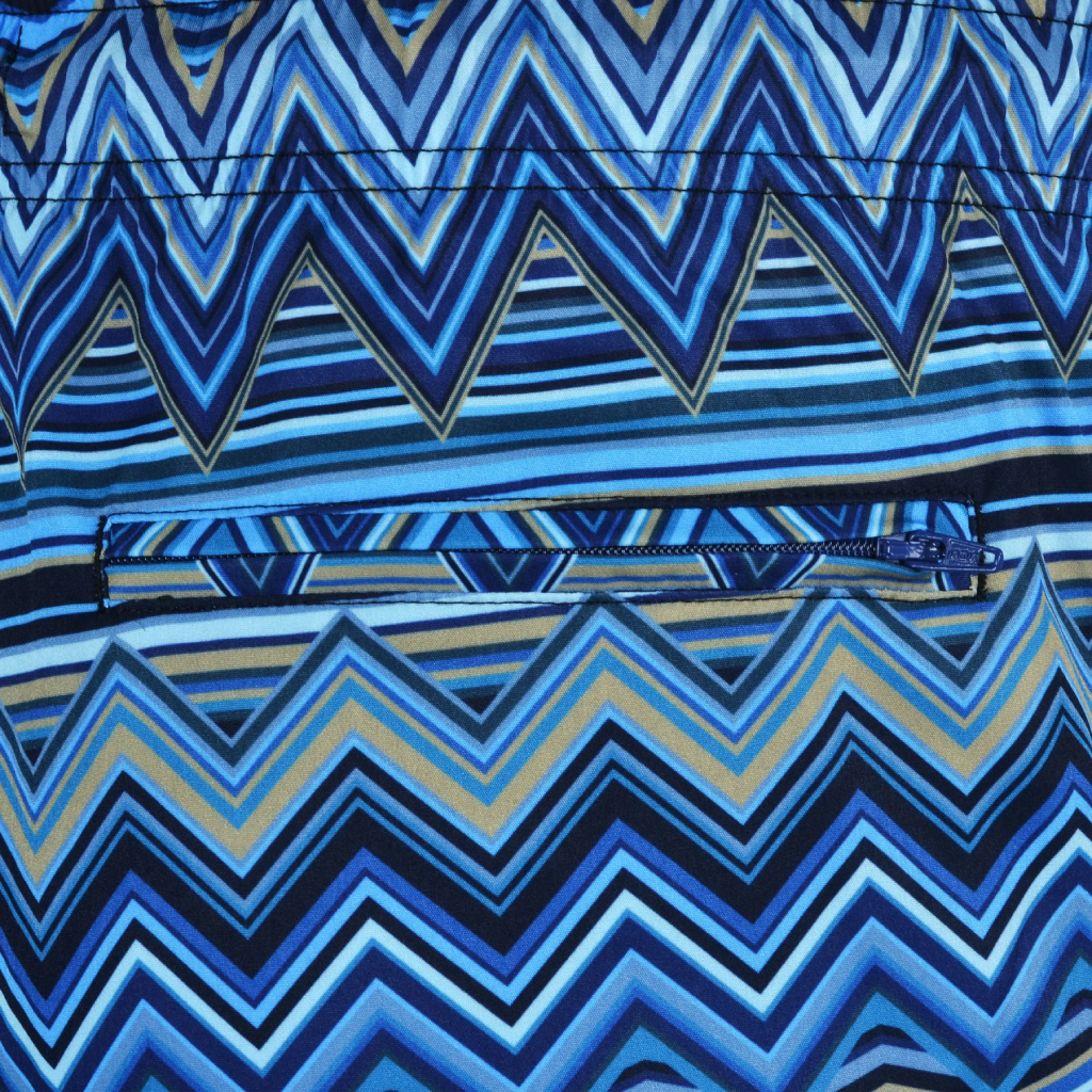 Moda Bandidos Multi Zig Navy Swim Short MenAlive & Dirty
