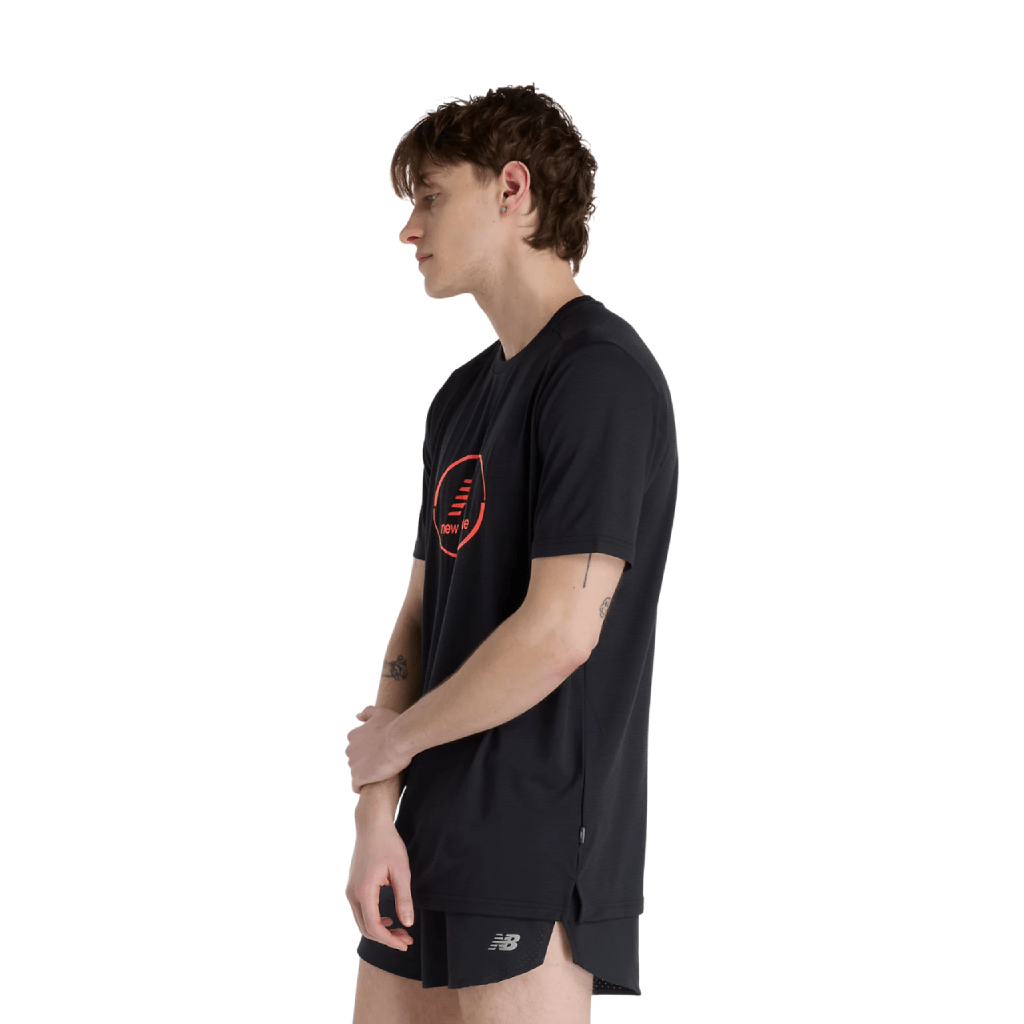 New Balance Essential Graphic Run T-Shirt Men T Shirts New Balance