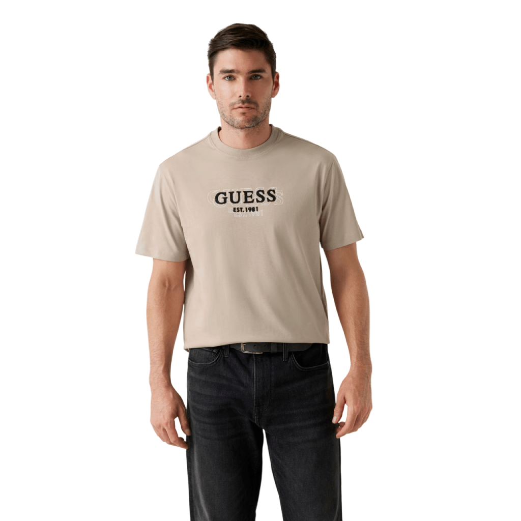 Guess Small Logo T-Shirt Men T Shirts Guess