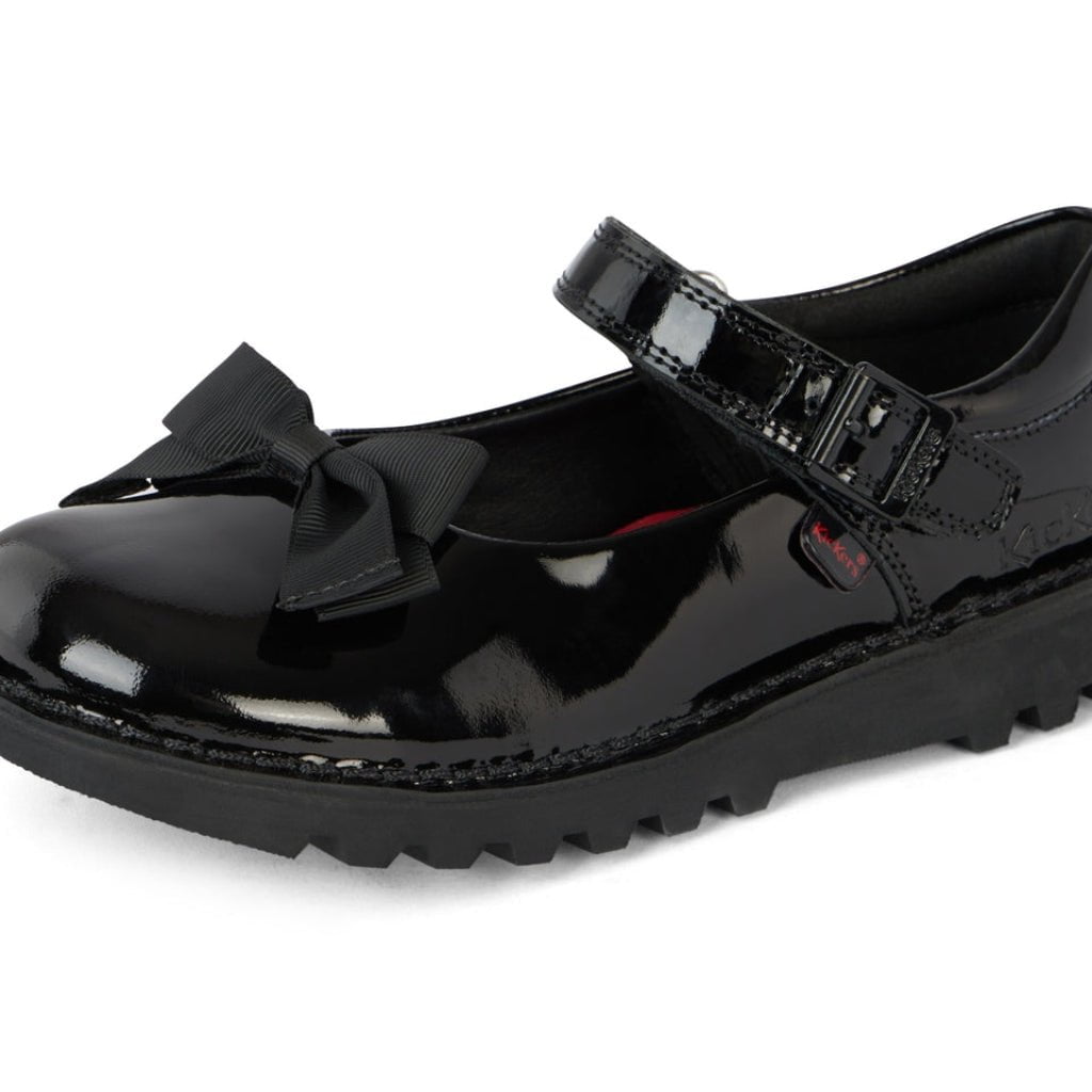 Kickers Kick MJ Bow Patent Leather Children Shoes Kickers