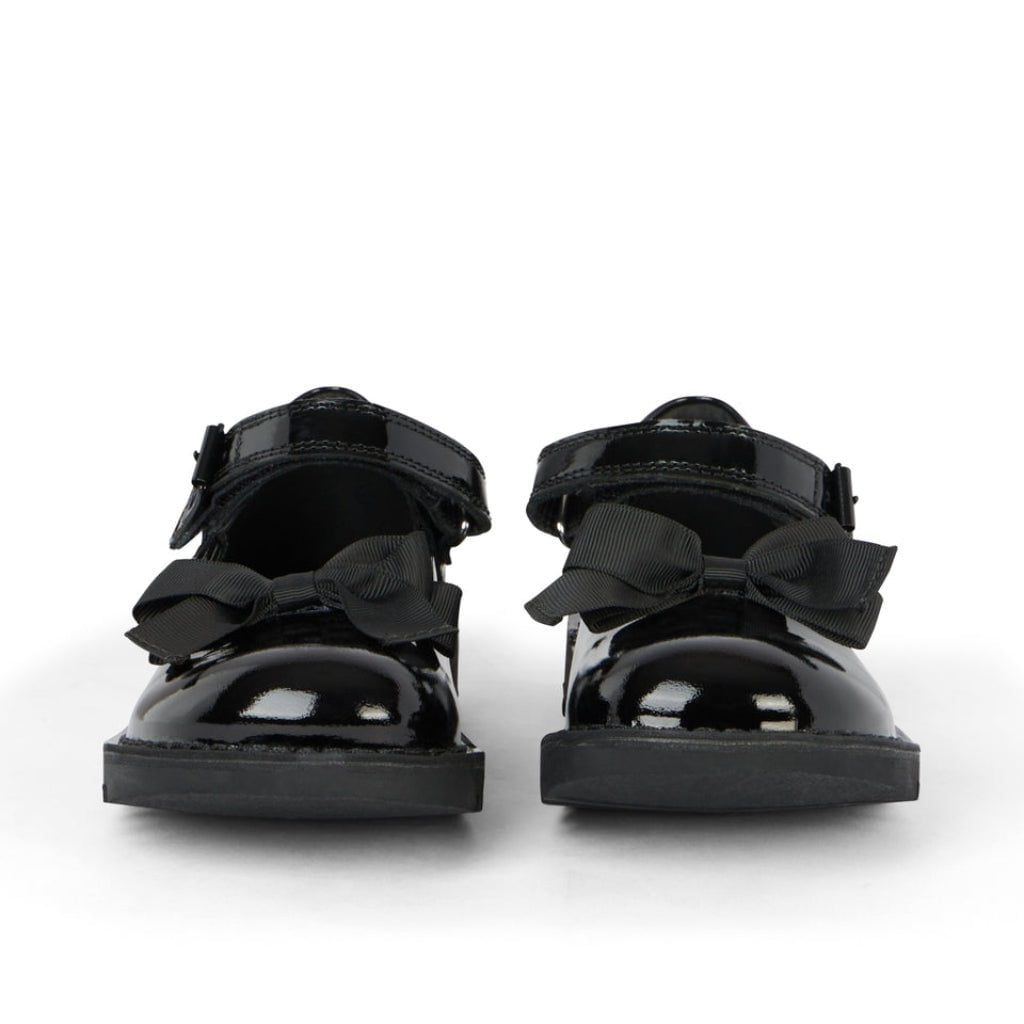 Kickers Kick MJ Bow Patent Leather Children Shoes Kickers