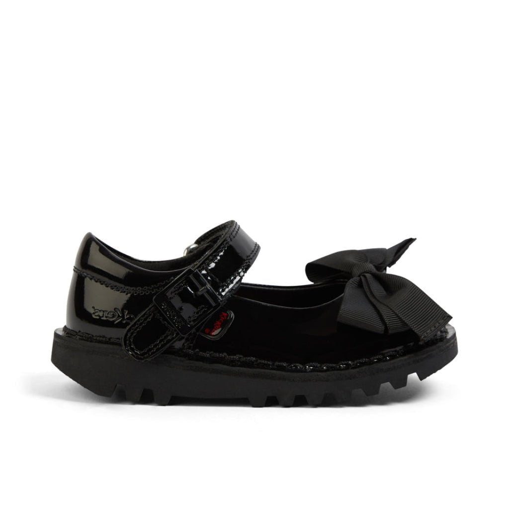 Kickers Kick MJ Bow Patent Leather Infant Shoes Kickers
