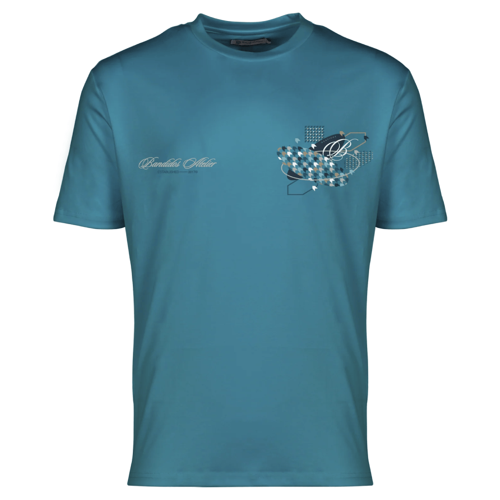 Moda Bandidos Vector Navy T-Shirt Men