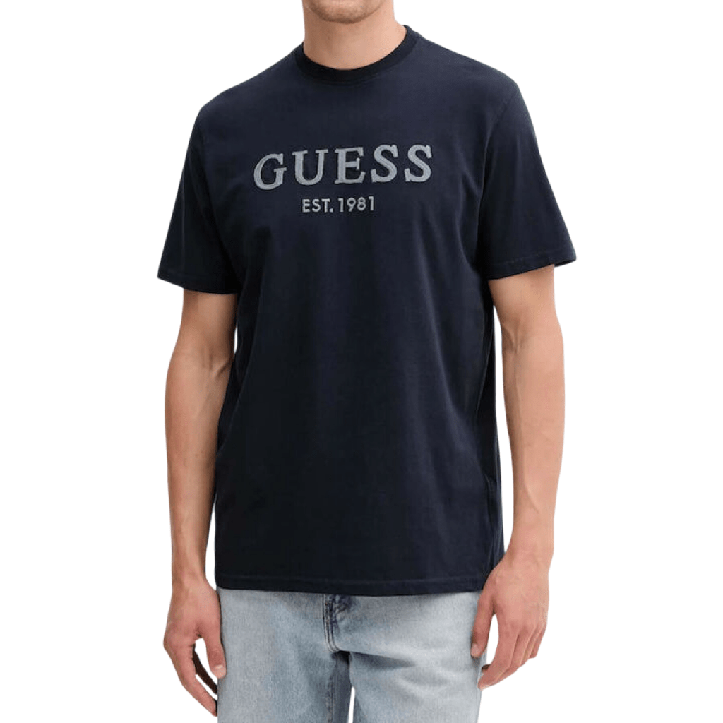 Guess Box Logo T-Shirt Men T Shirts Guess