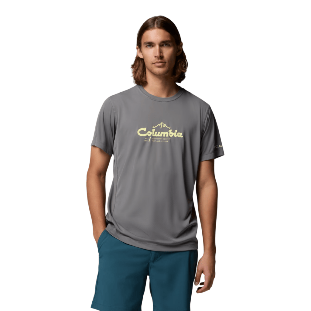 Columbia Zero Rules Graph T-Shirt Men T Shirts Columbia