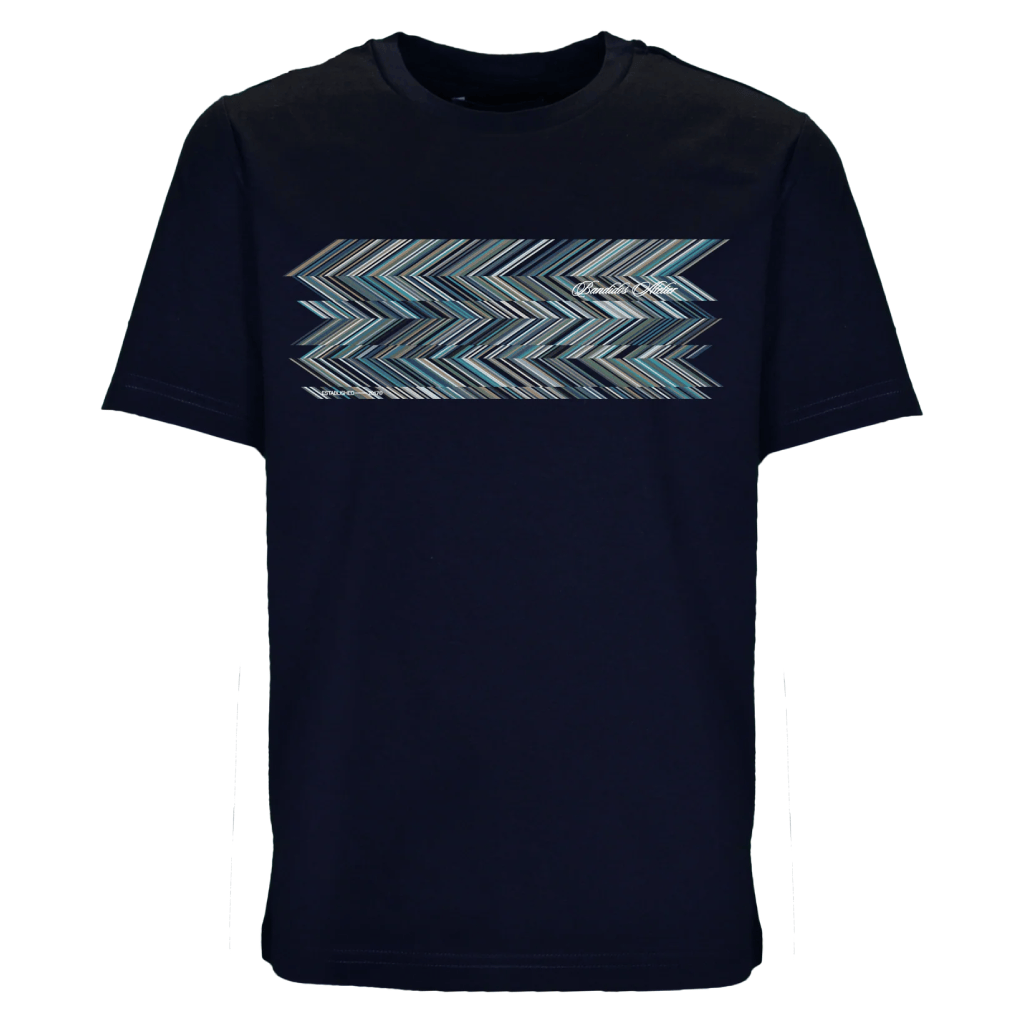 Moda Bandidos Shear Zig Blue T-Shirt Men T Shirts Moda Bandidos