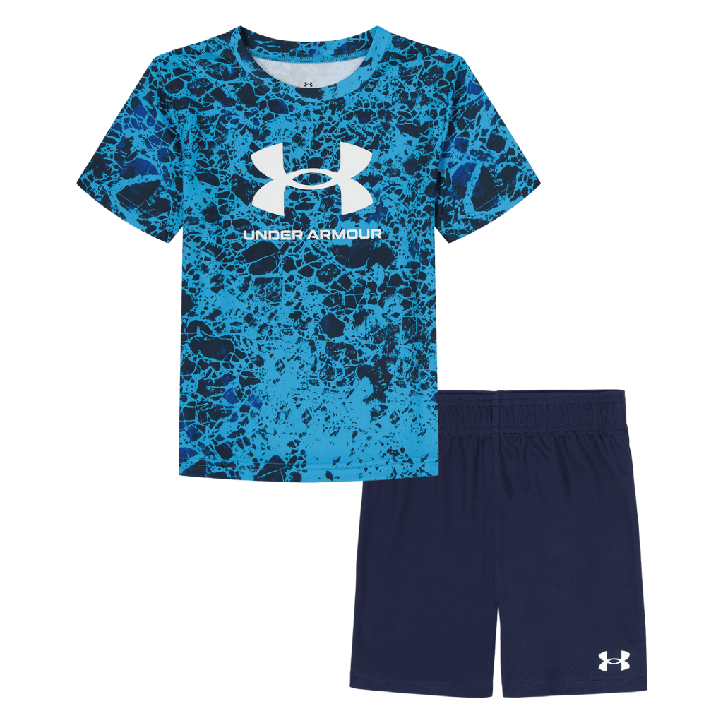Under Armour Printed SS Tech Set Infant Outfit Sets Under Armour
