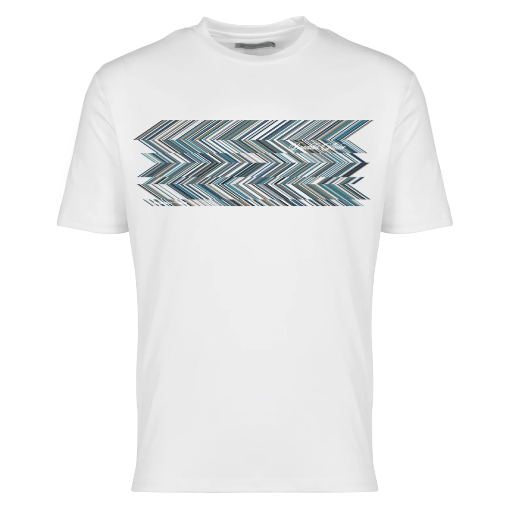 Moda Bandidos Shear Zig Blue T-Shirt Men