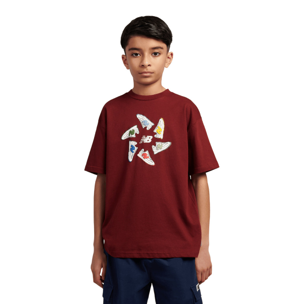 New Balance 327 Circle T-Shirt Junior T Shirts New Balance