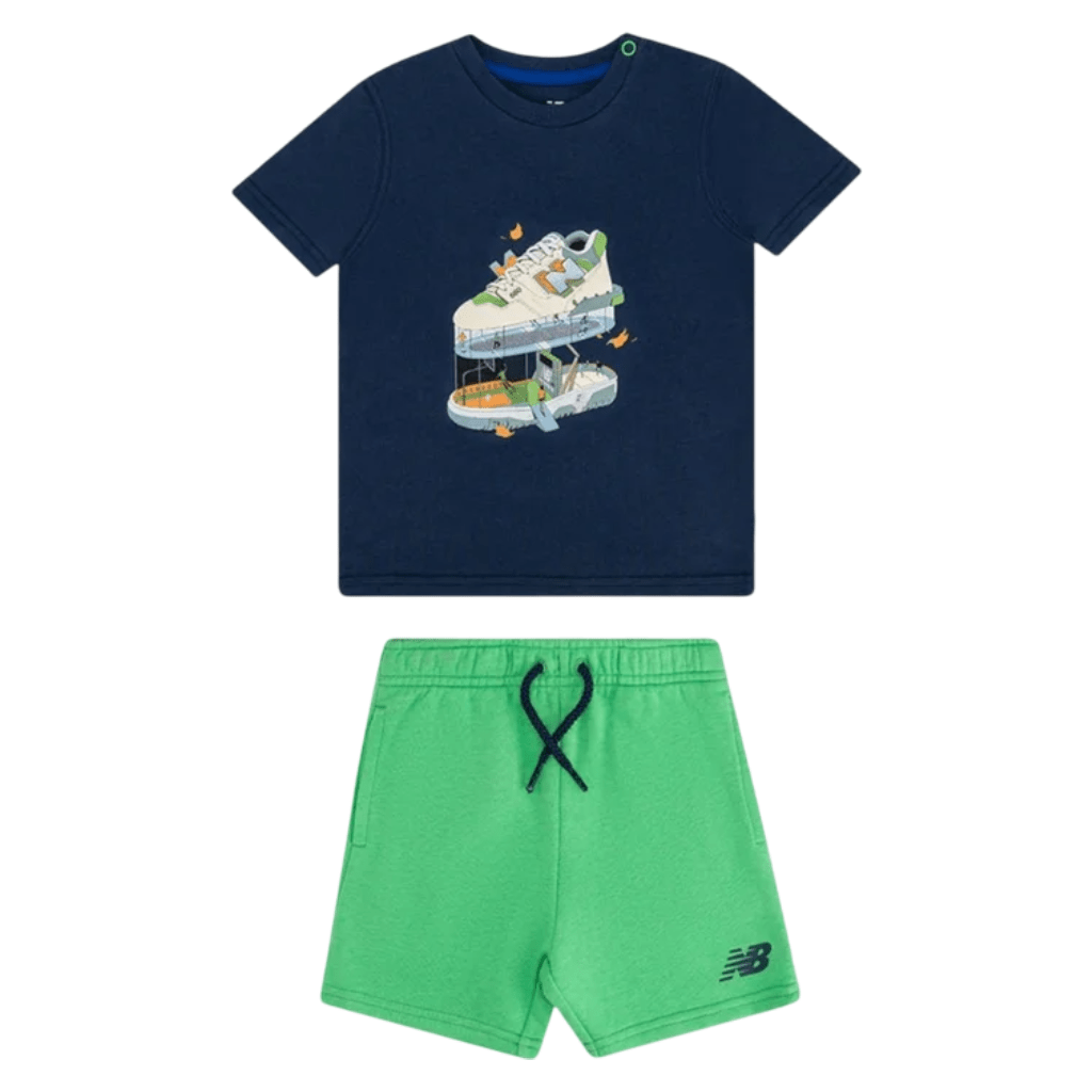 New Balance Illustrated T-Shirt/Short Set InfantAlive & Dirty