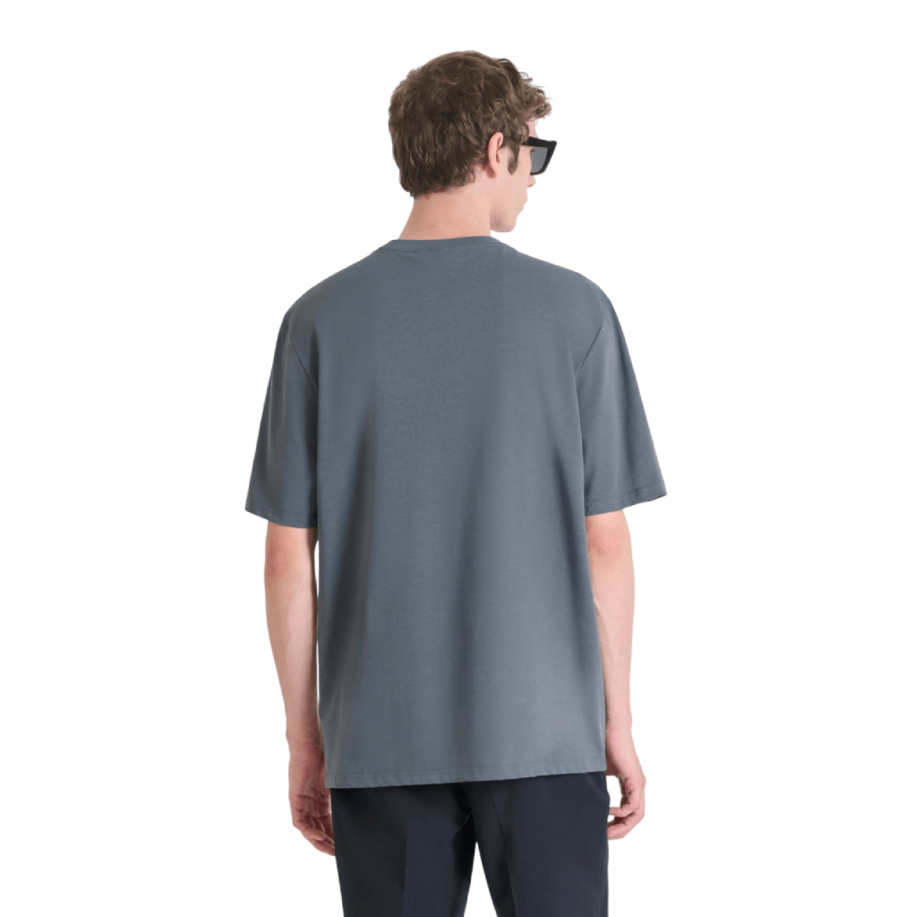Antony Morato Rubber Flock Logo T-Shirt Men T Shirts Antony Morato