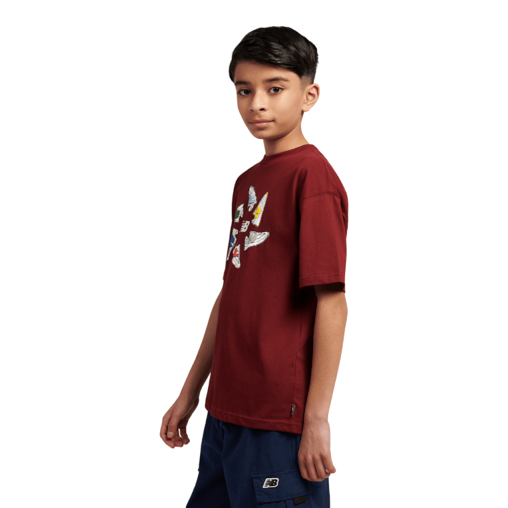 New Balance 327 Circle T-Shirt Junior T Shirts New Balance