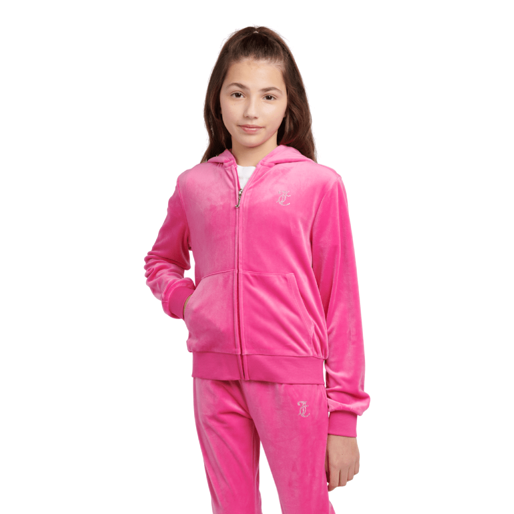 Juicy Couture Diamante BC Tracksuit Junior Tracksuits Juicy Couture