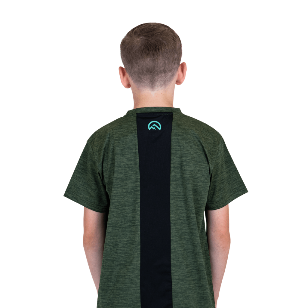 Flux Marl Panel T-Shirt Junior T Shirts Flux Activewear