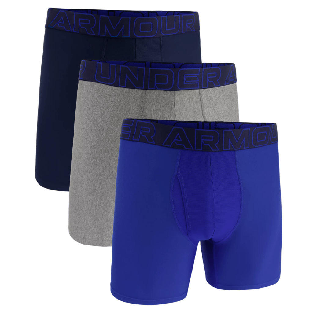 Under Armour 3Pk Performance Tech 6" Boxer Men Underwear Under Armour