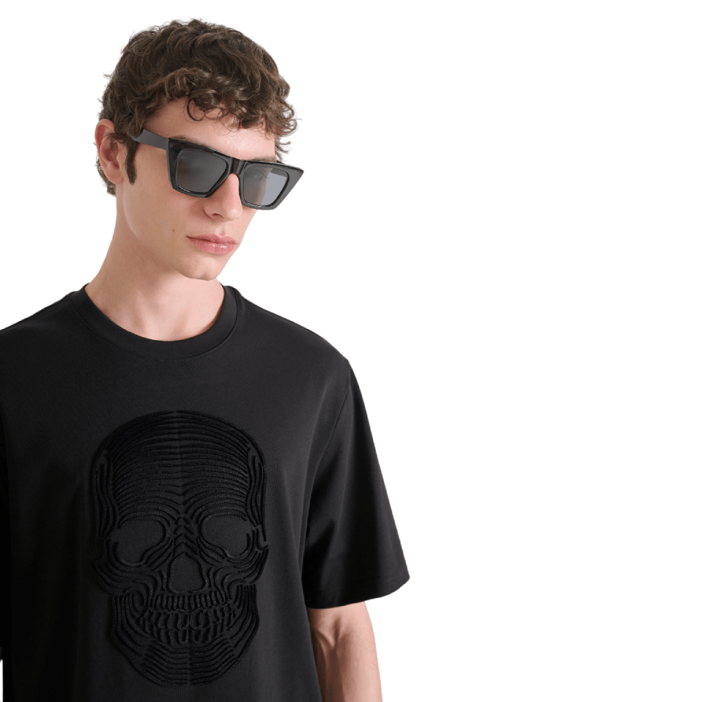 Antony Morato Skull Sponge T-Shirt Men T Shirts Antony Morato