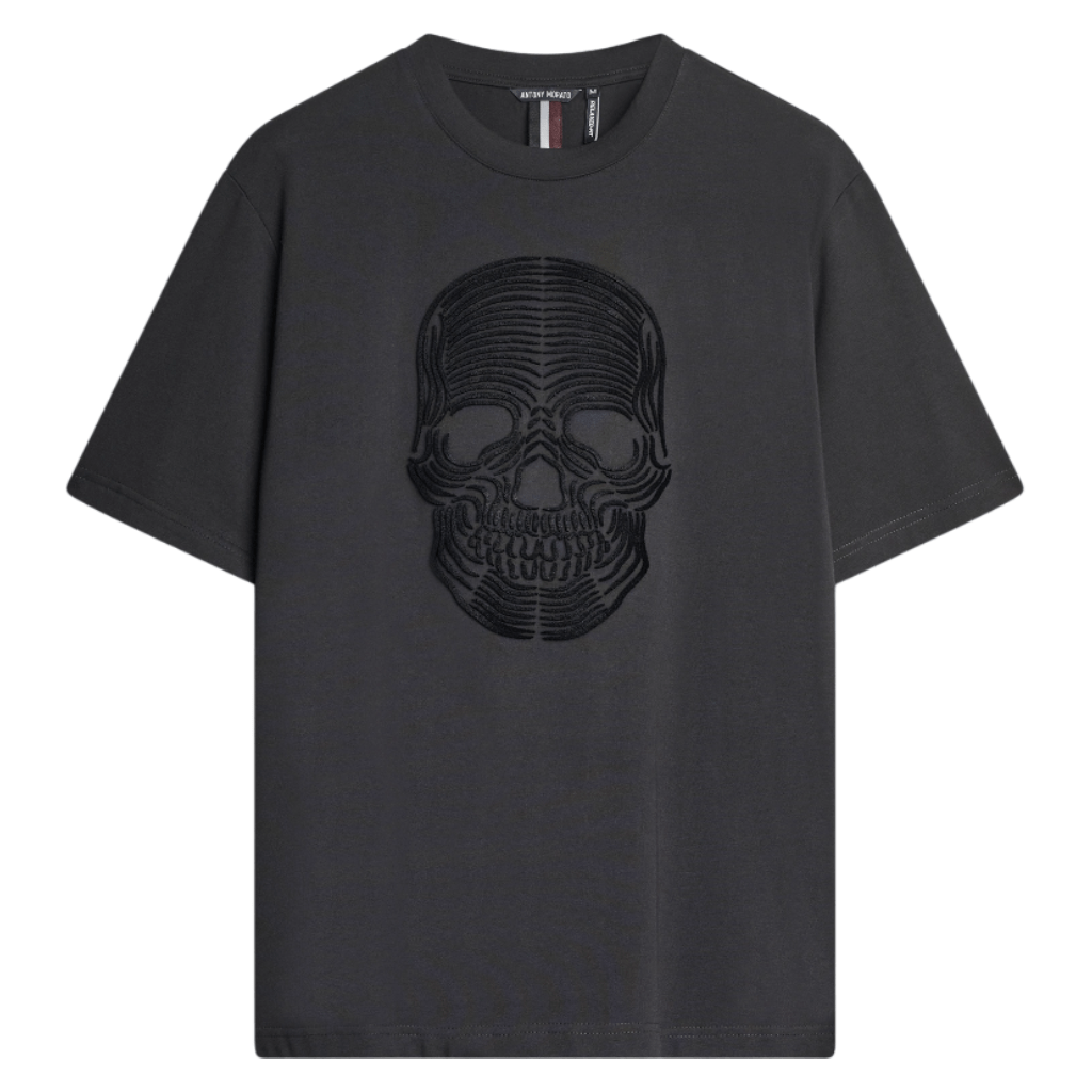 Antony Morato Skull Sponge T-Shirt Men T Shirts Antony Morato