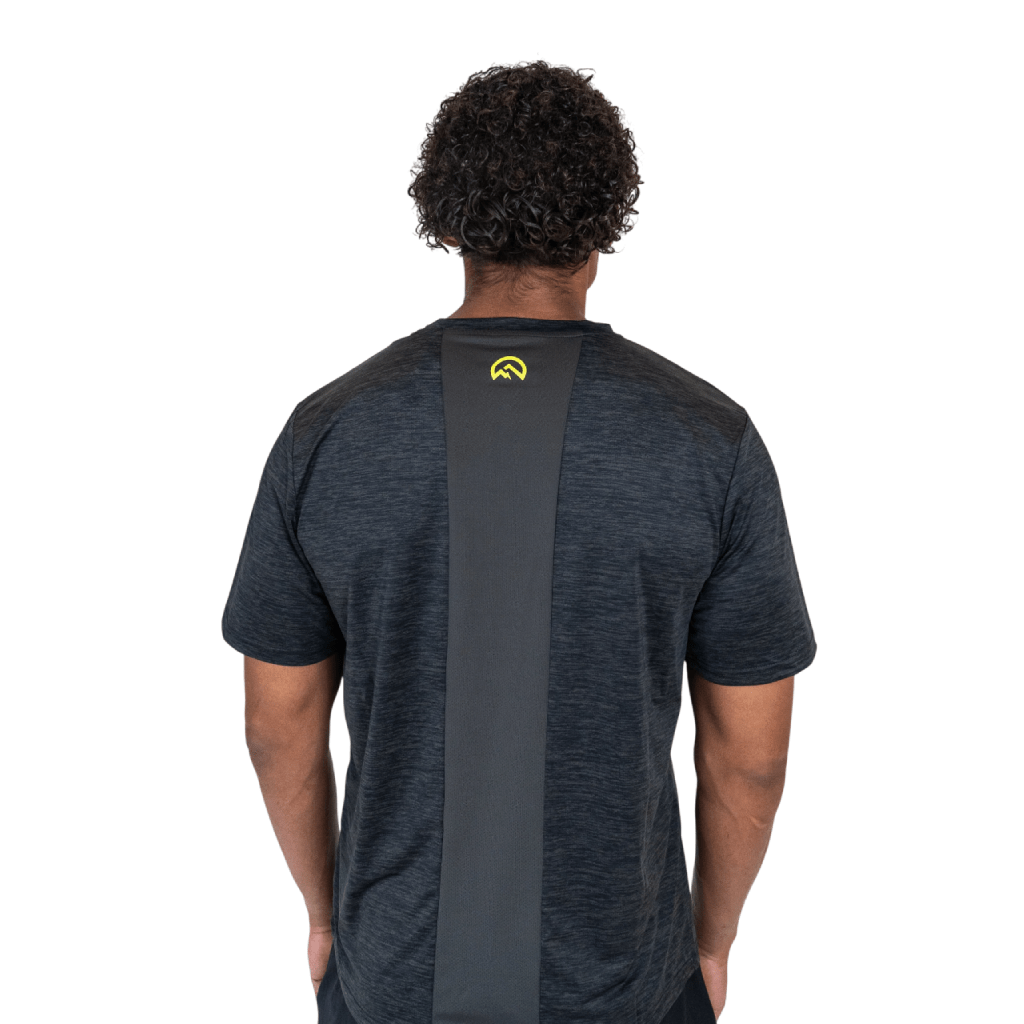 Flux Marl Panel T-Shirt Men T Shirts Flux Activewear