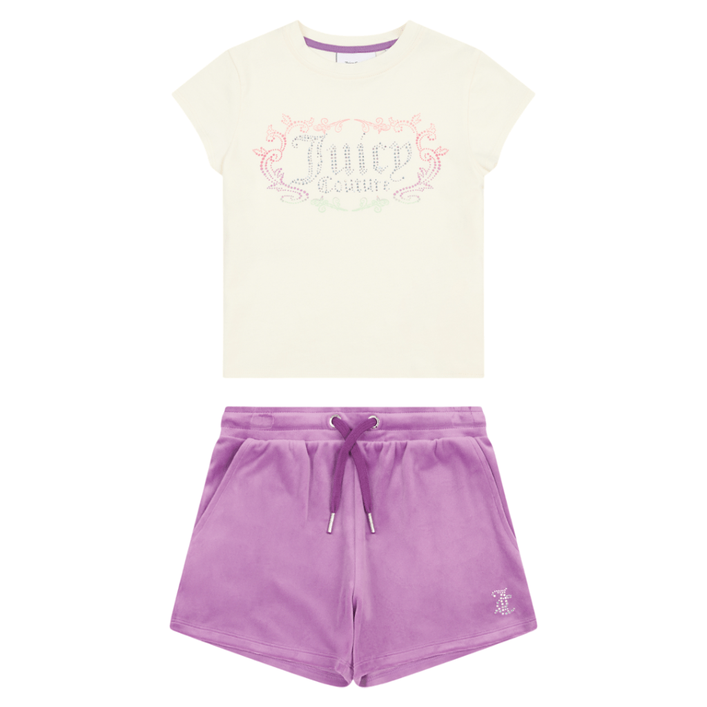 Juicy Couture Ringer Tee/Short Set Infant Outfit Sets Juicy Couture