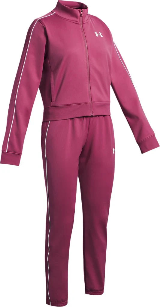 Under Armour Icon Knit Crop Tracksuit Junior Tracksuits Under Armour