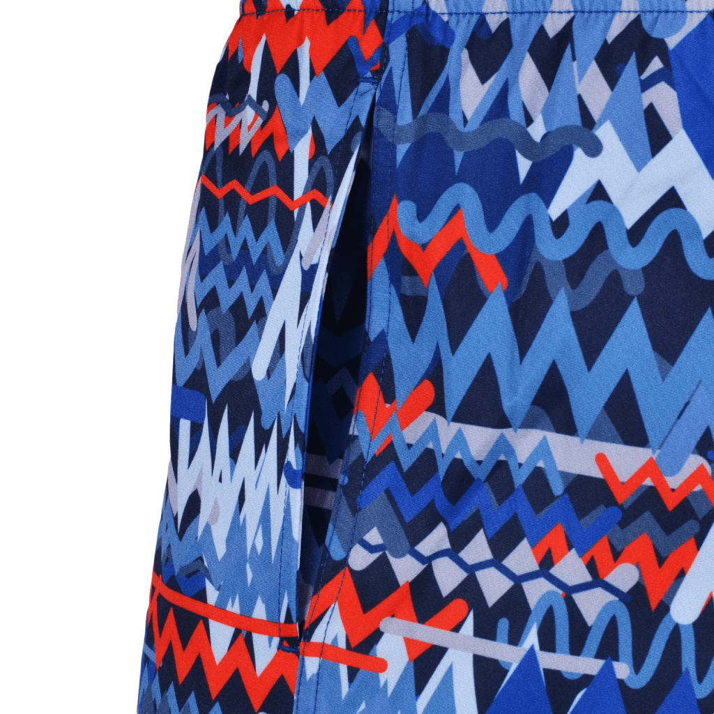 Moda Bandidos Osciallte Blue Red Swim Short MenAlive & Dirty