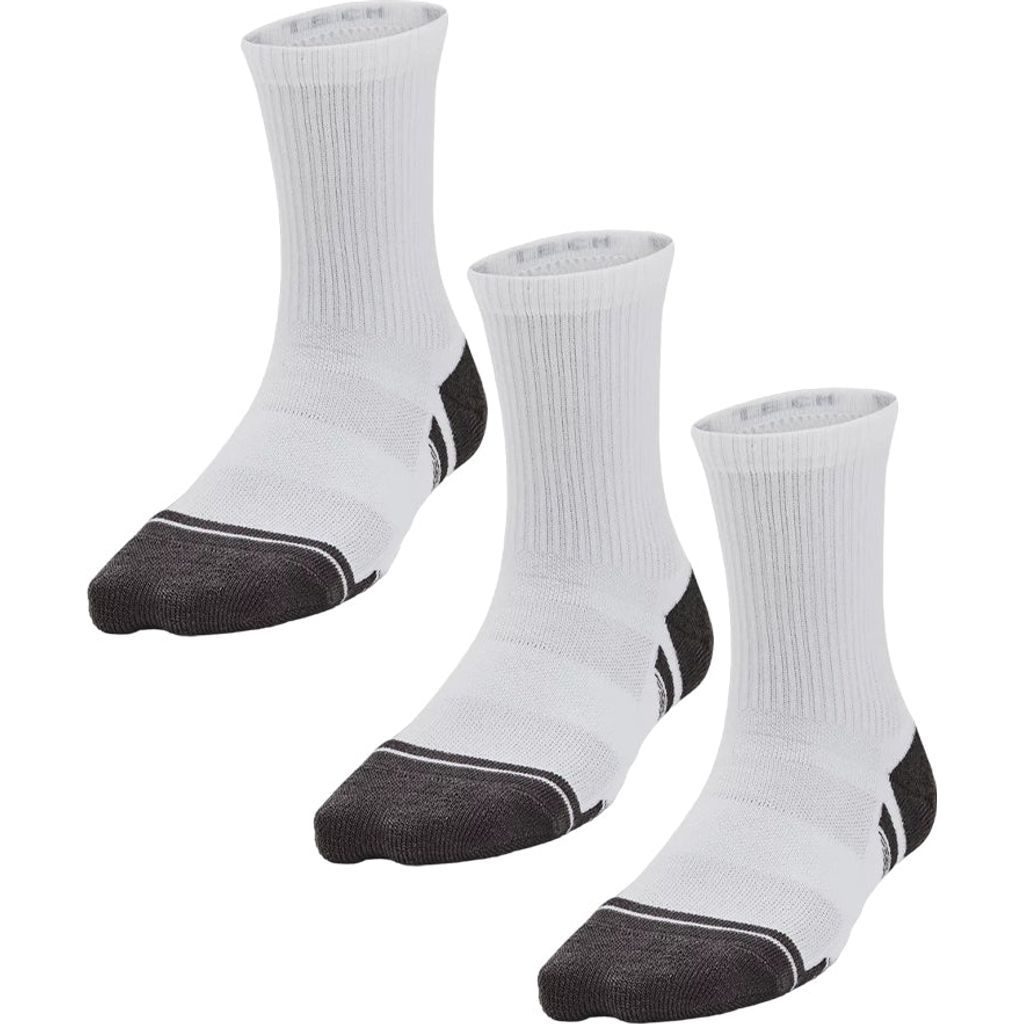 Under Armour Performance Tech 3 Pack Crew Socks JuniorAlive & Dirty 