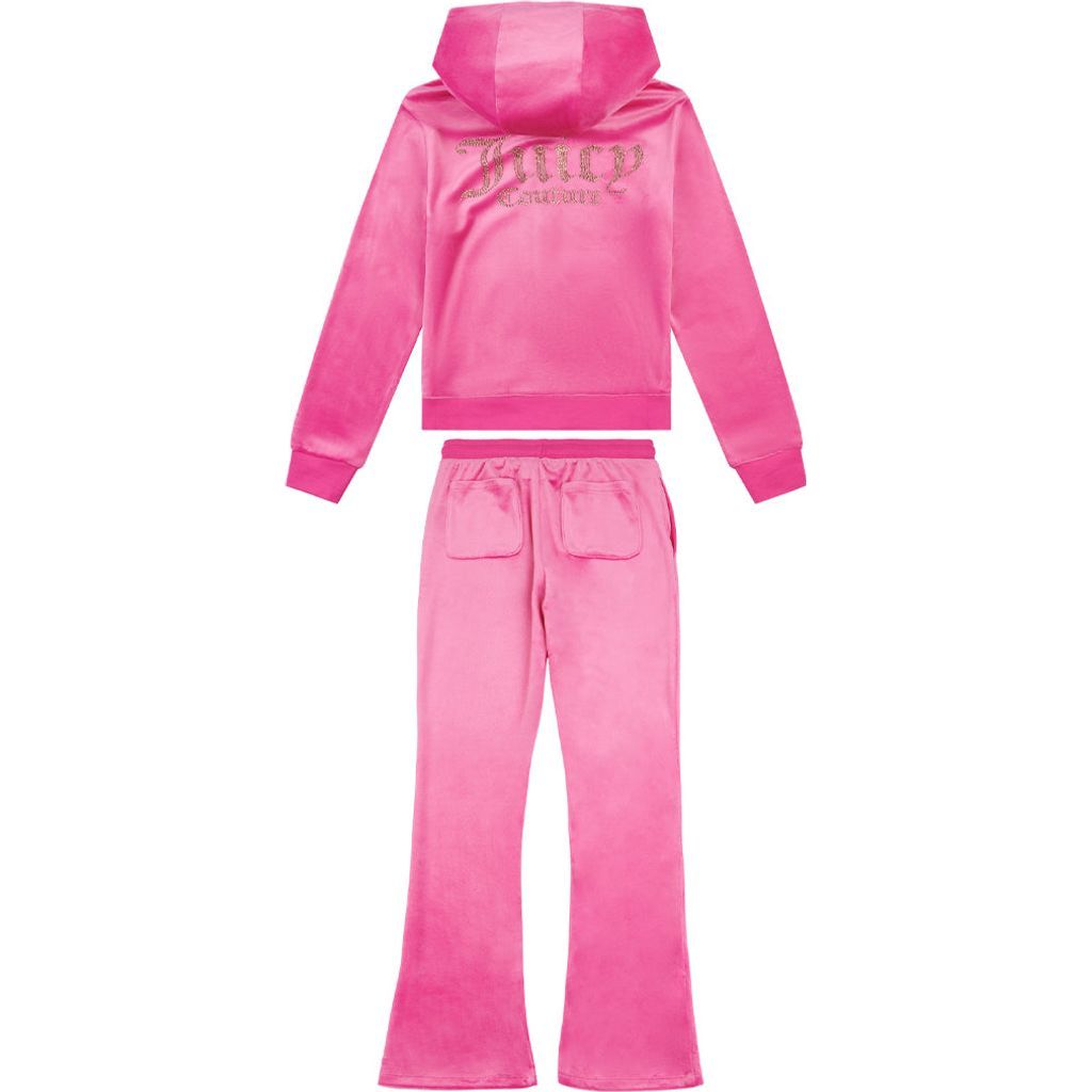 Juicy Couture Diamante Velour BC Tracksuit JuniorAlive & Dirty 