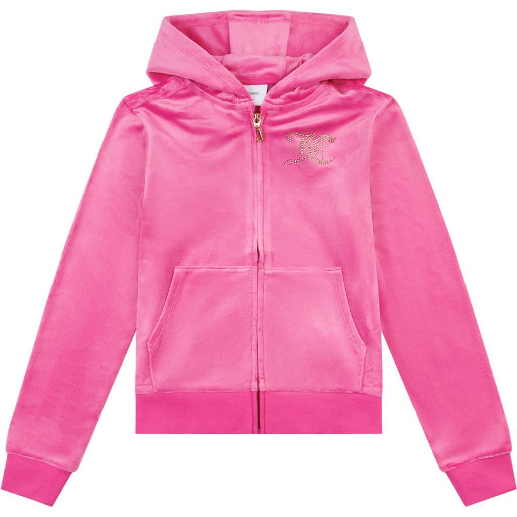 Juicy Couture Diamante Velour BC Tracksuit JuniorAlive & Dirty 