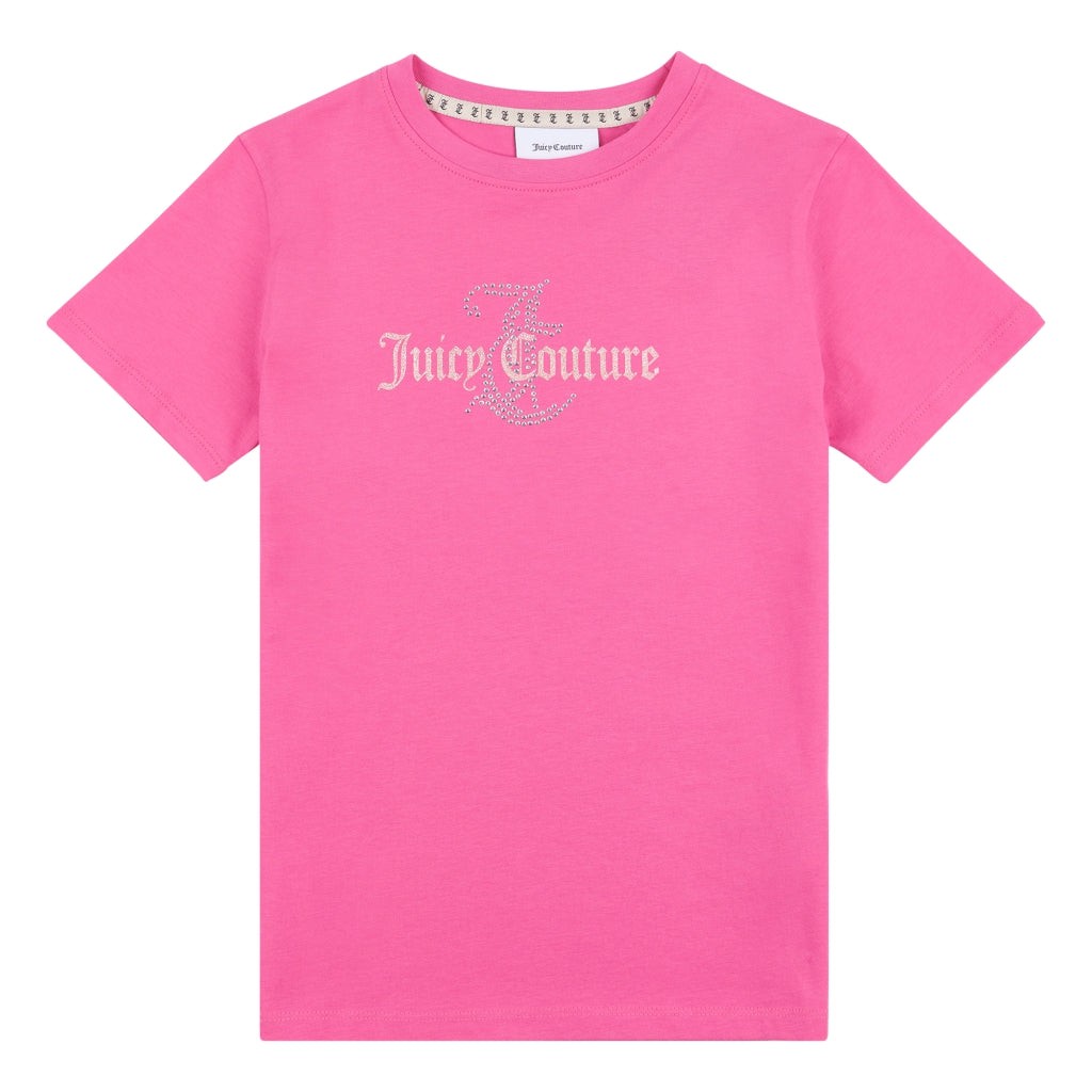 Juicy Couture Diamante T-Shirt Junior T Shirts Juicy Couture