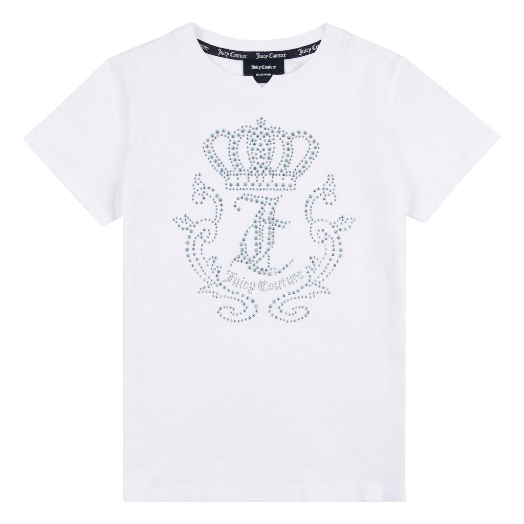 Juicy Couture Black Label Diamante Crown T-Shirt JuniorAlive & Dirty 
