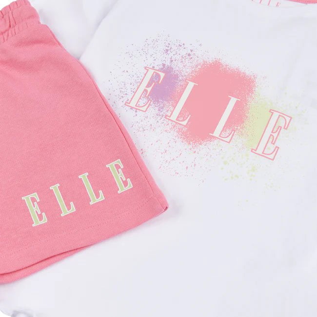 Elle Paint Graphic Boxy Tee & Short Set JuniorAlive & Dirty 