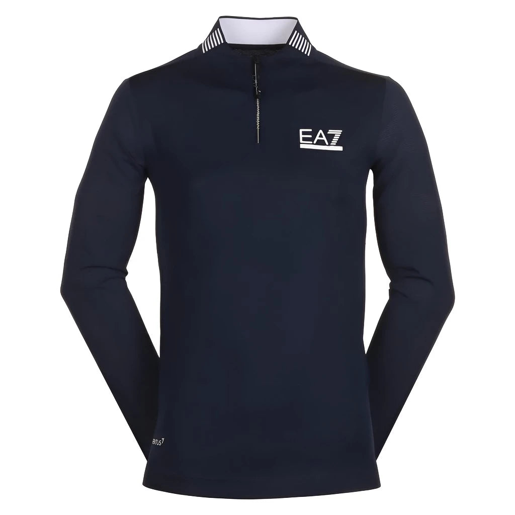 EA7 Golf Club Half-Zip Long Sleeve Polo MenAlive & Dirty 