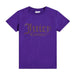 Purple t-shirt with 'Juicy Couture' text on a white background